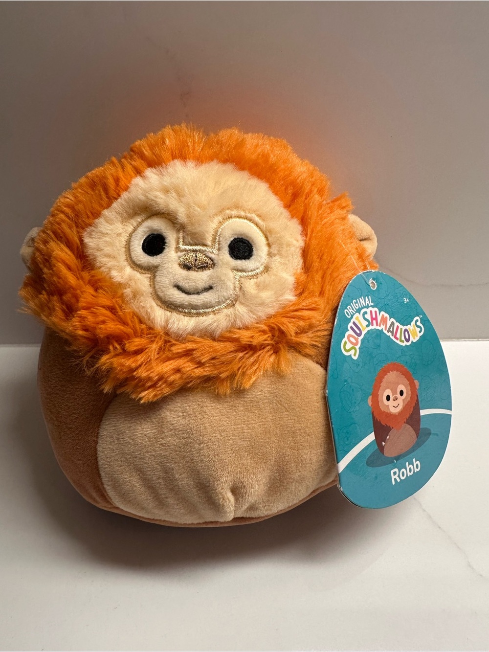 Original Squishmallows Robb Orange Plush Toy 5”
